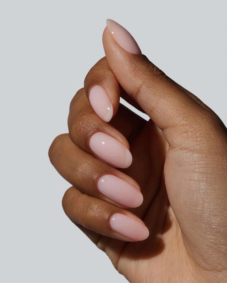 Naked manicure trend.