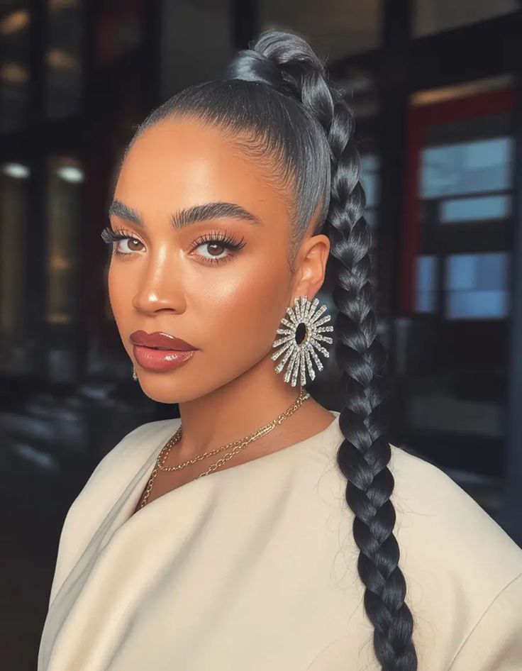 ponytails for rich girl vibes