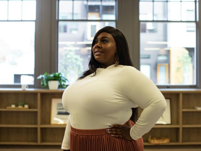 bold black woman
